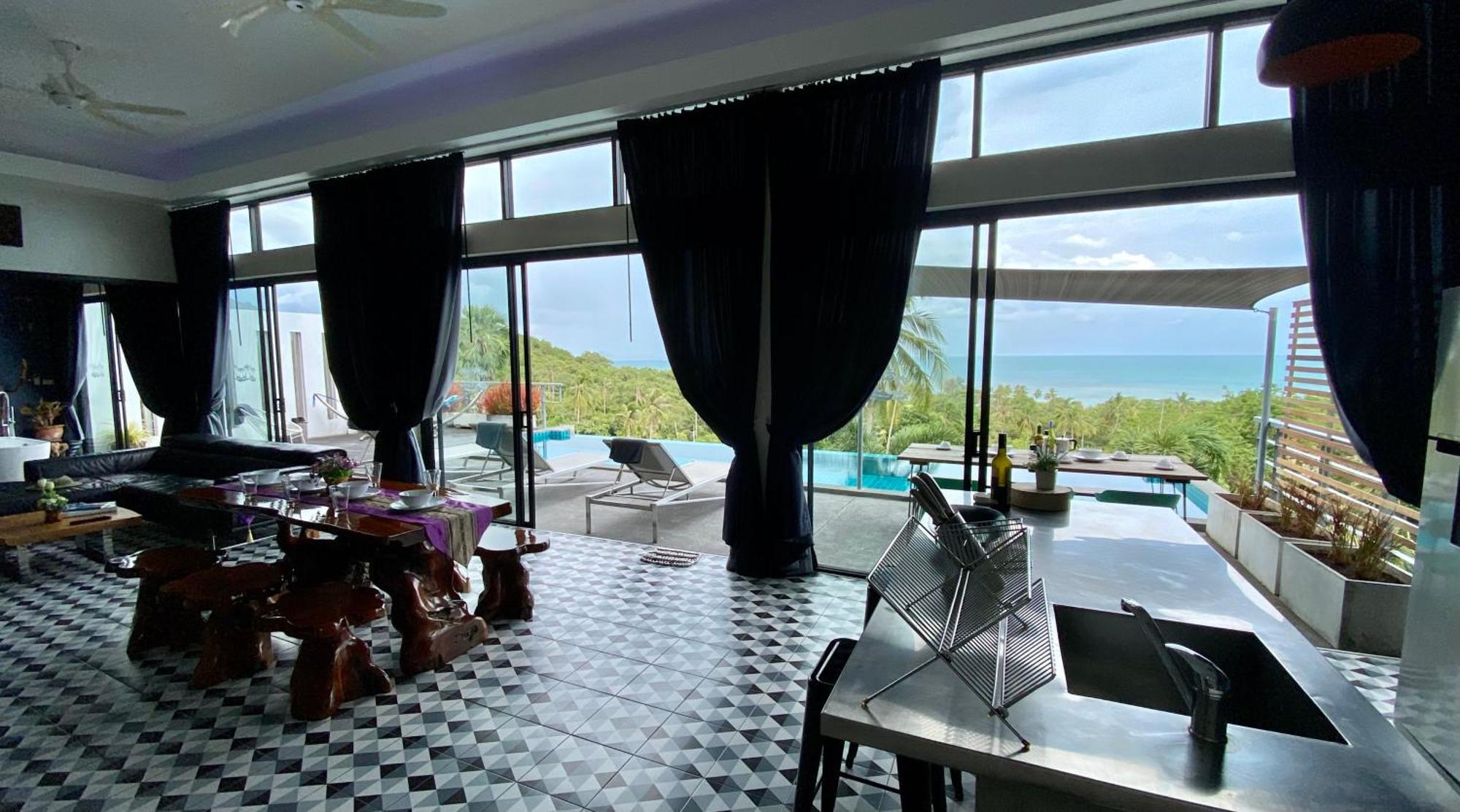 Ko Samui Seaview Pool Villa Philippa With Car Laem Set Beach Extérieur photo